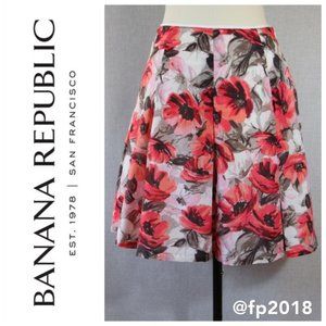 BANANA REPUBLIC Floral Skirt (Sz 6P) ** NWT **